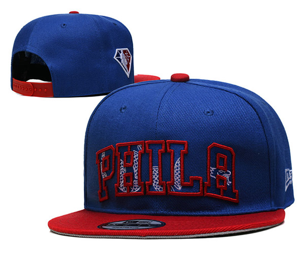 Philadelphia 76ers Stitched Snapback Hats 0010